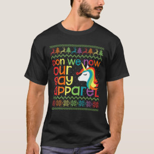 Camiseta Los Navidades gay arcoiris unicornio no somos gay