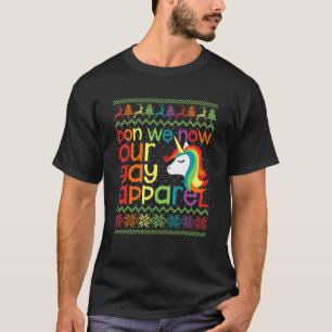 Camiseta Los Navidades gay arcoiris unicornio no somos gay
