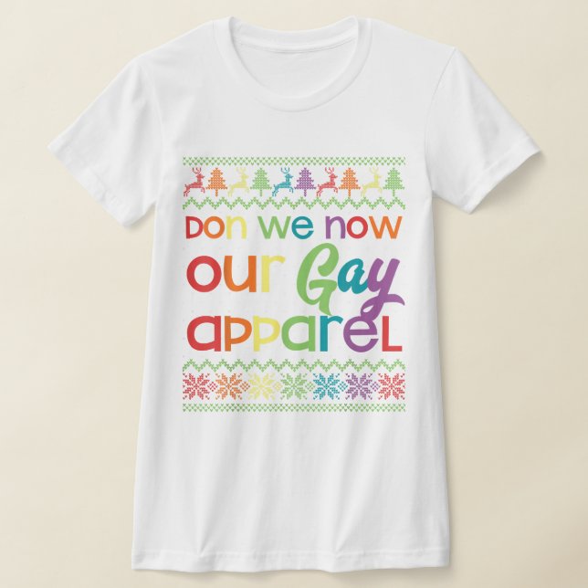 Camiseta Los Navidades gay son divertidos LGBT, ahora tenem (Distribución)