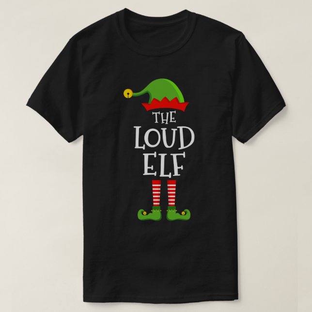 Camiseta Los navidades graciosos y ruidosos coinciden con e (Diseño del anverso)