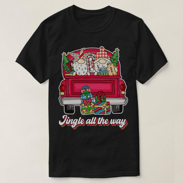 Camiseta Los Navidades guingos retro chinche navideño jingl (Diseño del anverso)
