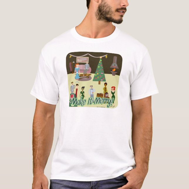 Camiseta Los navidades hacen que sea más dulce el lema del  (Anverso)