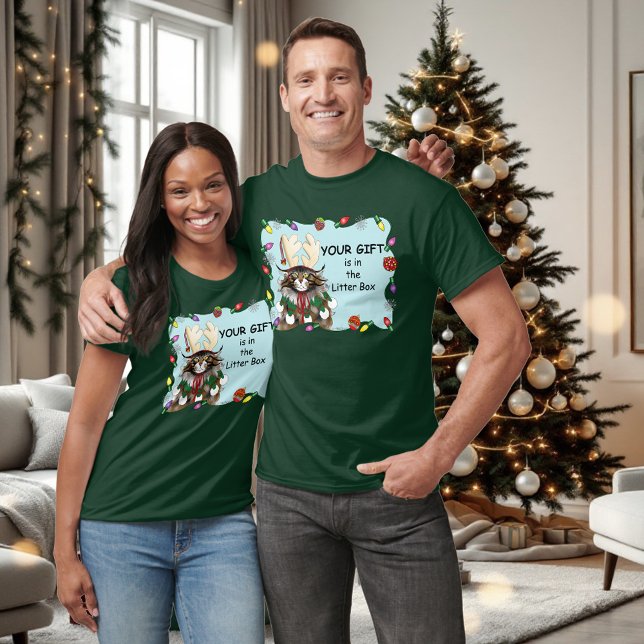 Camiseta Los navidades le dan gracia al gato verde (Subido por el creador)