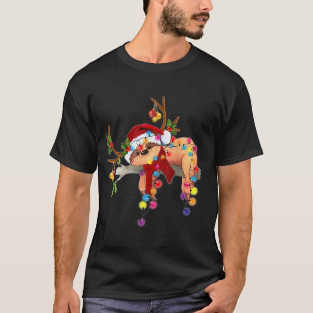 Camiseta Los Navidades ligeros adoran a los pobres renos (Anverso)