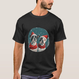 Camiseta Los Navidades locos del territorio de Boston perro