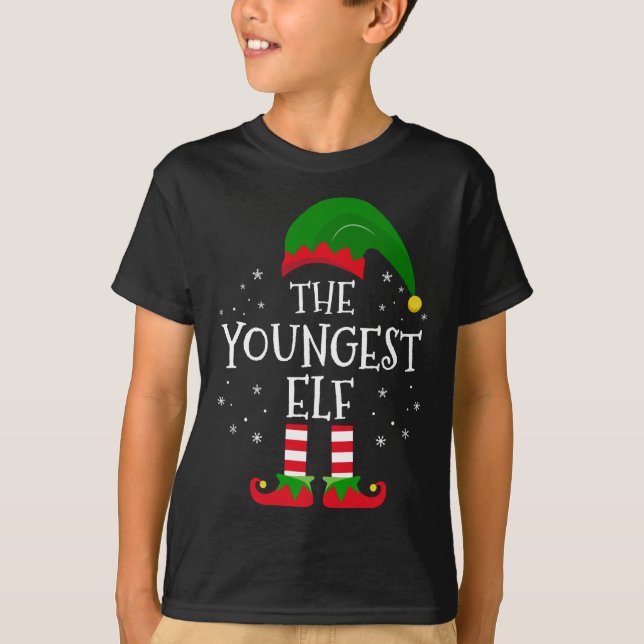 Camiseta Los Navidades más jóvenes de la familia madrugador (Anverso)