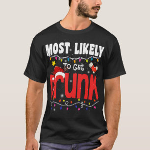 Camiseta Los navidades Más Probables De Quedarse Borrachos 