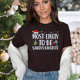 Camiseta Los navidades más propensos a ser el cómico favori