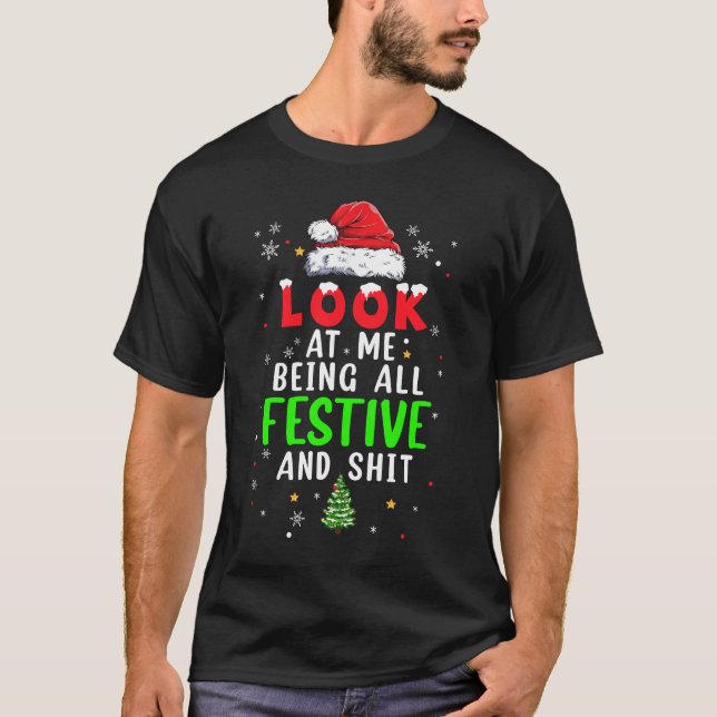 Camiseta Los navidades Me Miran Siendo Todos Festividades H (Anverso)