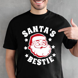 Camiseta Los Navidades modernos de los hombres negros de Re
