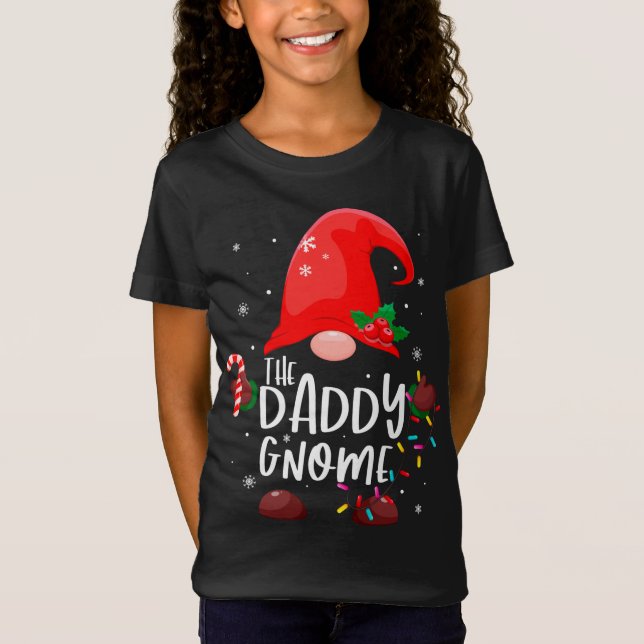 Camiseta Los Navidades Papi Gnome iluminan a la familia P (Anverso)
