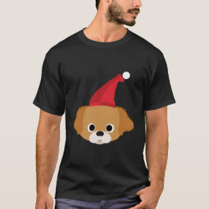 Camiseta Los Navidades Pekingeses Cute Y De Corto Calor Reg