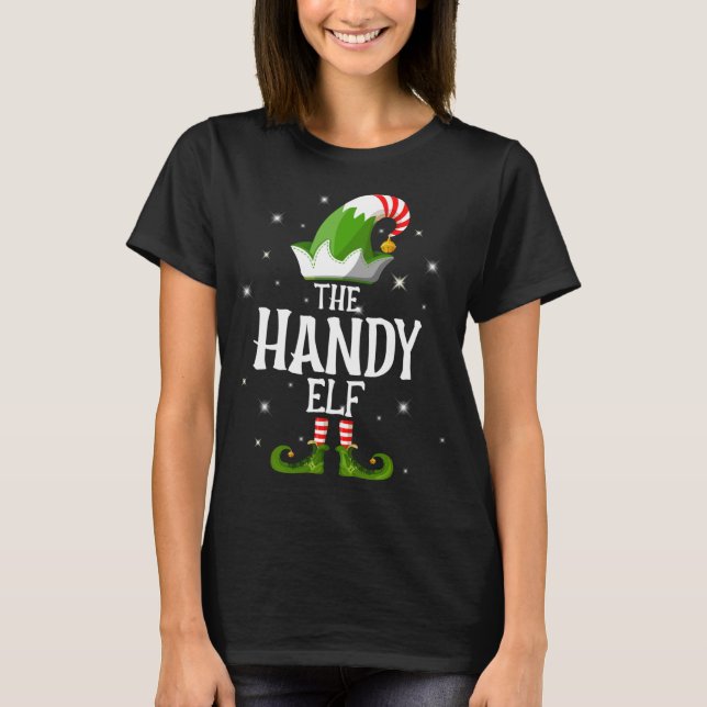 Camiseta Los Navidades que coinciden con la familia Elf (Anverso)