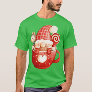 Camiseta Los Navidades se ganan el cacao caliente Feliz Nav