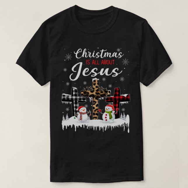 Camiseta Los navidades Se Tratan De Jesús Cristianos Pajama (Diseño del anverso)