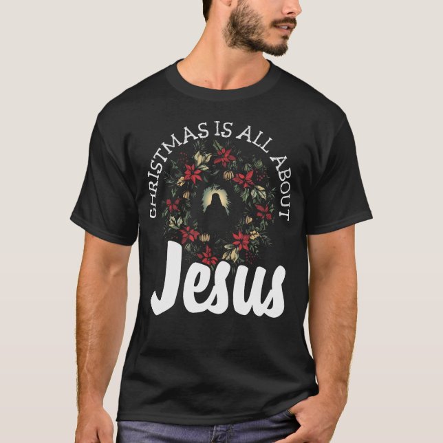 Camiseta Los navidades tratan de Jesús - Evangelistas Crist (Anverso)