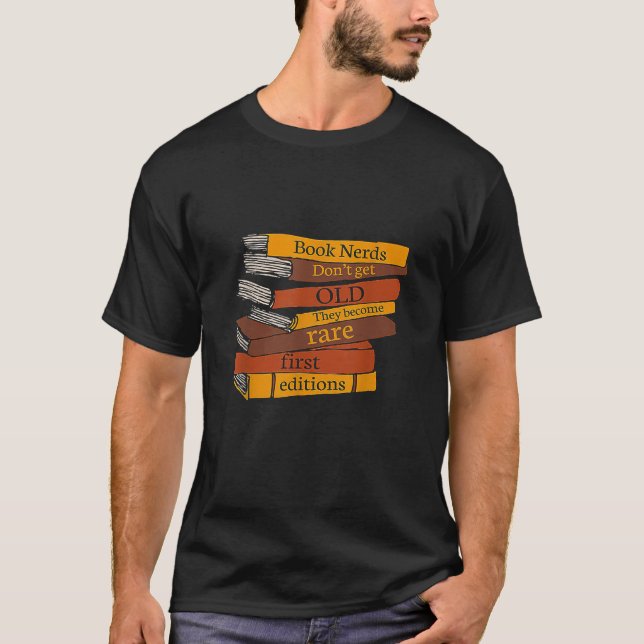 Camiseta Los nervios de los libros no se hacen viejos se vu (Anverso)