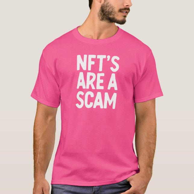 Camiseta Los Nft son una estafa (Anverso)