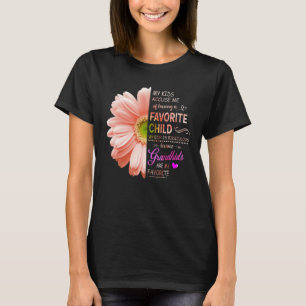 Camiseta Los nietos son mi abuela favorita Día de la Madre