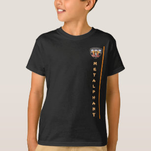 Camiseta Los niños 2 del emblema de Metalphant echaron a un