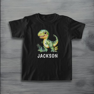 Camiseta Los niños adoran dinosaurio personalizado