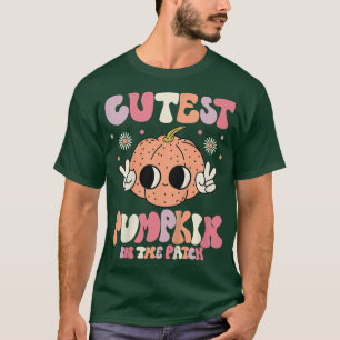 Camiseta Los niños adoran la calabaza en la sala de retro G