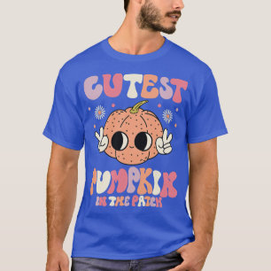 Camiseta Los niños adoran la calabaza en la sala de retro G