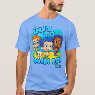Camiseta Los Niños Bucan Guppies En Ella Para Nadar