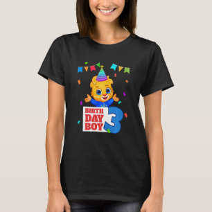 Camiseta Los niños celebran el tercer cumpleaños con Lucas