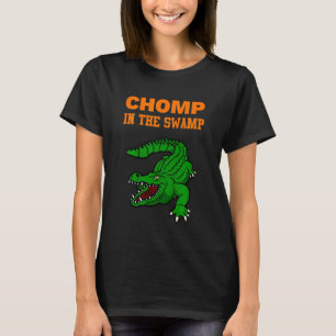 Camiseta Los Niños Chomp En El Gador Del Pantano
