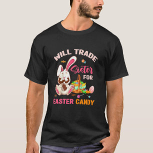 Camiseta Los niños comerciarán con su hermano para la comid