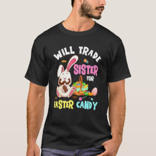 Camiseta Los niños comerciarán con su hermano para la comid