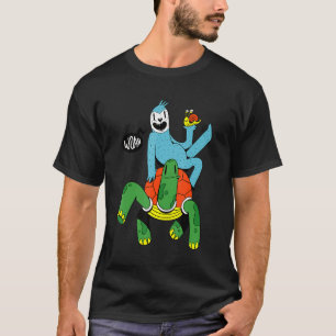 Camiseta Los Niños Con La Tortuga Tradicional Y El Caracol 