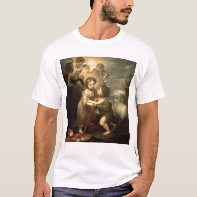 Camiseta Los niños Cristo y San Juan Bautista (Anverso)