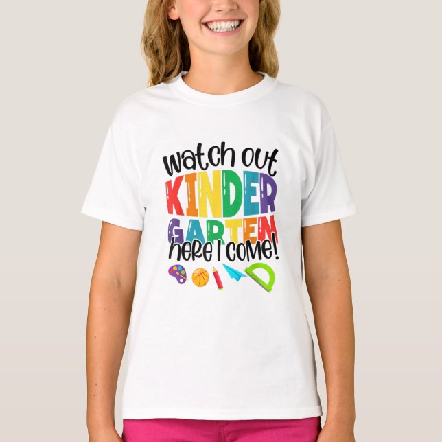 Camiseta Los niños cuidan de los jardines de infancia (Anverso)