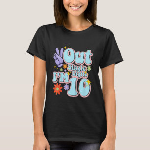 Camiseta Los niños dan paz a los dígitos solteros Tengo 10