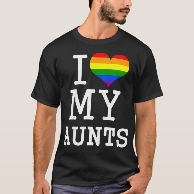 Camiseta Los niños dan regalos a las tías gays Ropa de bebé (Anverso)