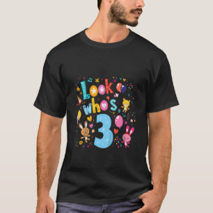 Camiseta Los niños de 3 años de edad Fiesta de tercer cumpl