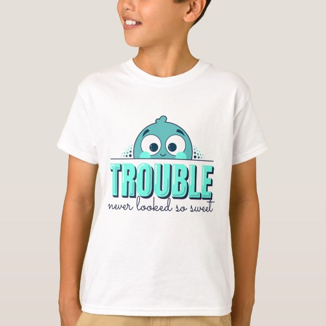 Camiseta Los niños de caracteres recortan problemas (Anverso)