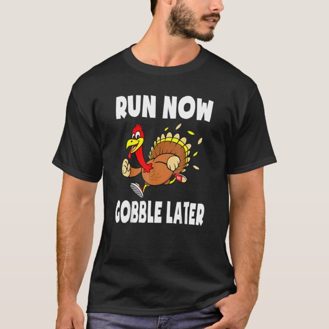Camiseta Los niños de la carrera de Acción de Gracias en Tu (Anverso)