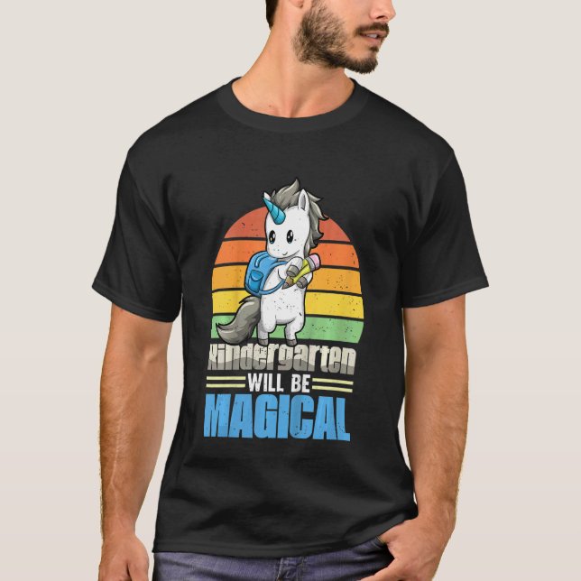 Camiseta Los niños de la guardería serán Magníficos Unicorn (Anverso)