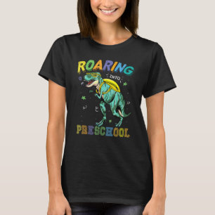 Camiseta Los niños de los dinosaurios preescolares vuelven 