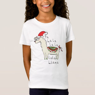 Camiseta Los niños de los Navidades de Llama son graciosos