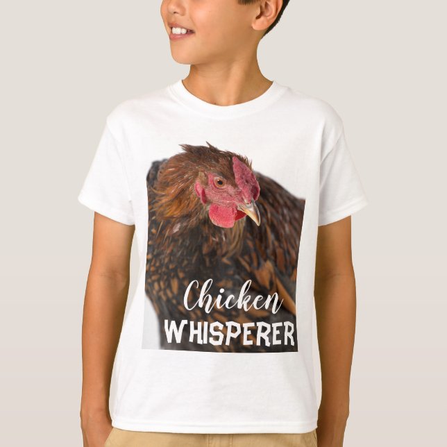 Camiseta Los niños de pollo Whisperer (Anverso)