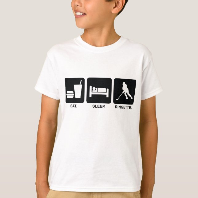 Camiseta Los niños de Ringette del sueño de Ringette (Anverso)