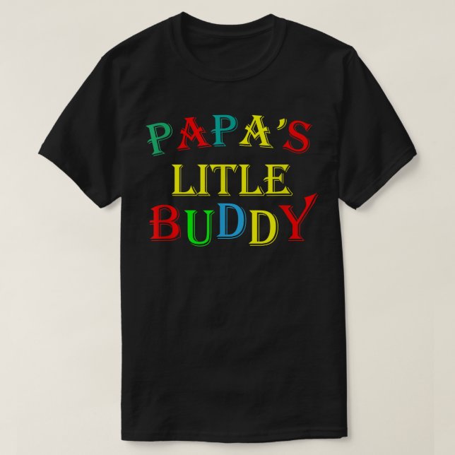 Camiseta Los niños del Día del Pequeño Buddy de Papá Noel r (Diseño del anverso)