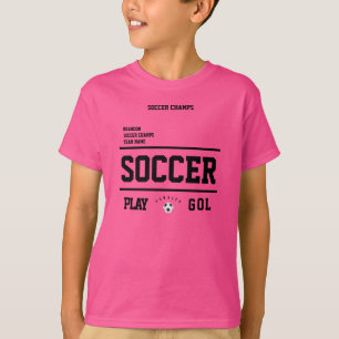 Camiseta Los niños del equipo de jugadores personalizados d