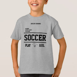 Camiseta Los niños del equipo de jugadores personalizados d