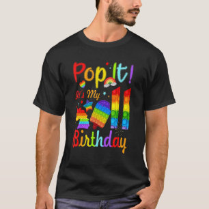 Camiseta Los niños dicen que es mi primer cumpleaños 11 año