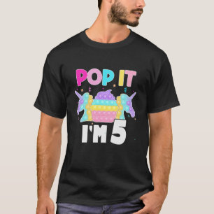 Camiseta Los niños dicen que tengo 5 años Chica 5 cumpleaño